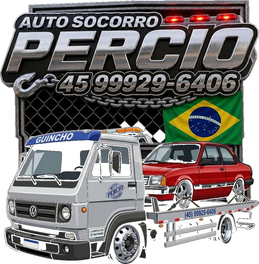 Logotipo Pércio Auto Socorro